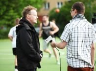 Wielka Szkolna Rozgrywka - Wykładowcy vs. Uczniowie, 14 maja 2014 r. &bull;&nbsp;fot: Grzegorz Mikrut 