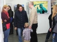 Mistrz i uczeń - potęga twórczości, 13 lutego 2014 r. &nbsp; &bull; &nbsp;Galeria Działań &bull;&nbsp;fot: Grzegorz Mikrut