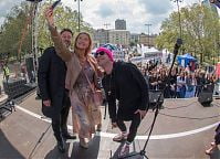 Fundacja Kwiat Kobiecości przy wsparciu Warszawskiej Szkoły Reklamy zainaugurowała kampanię pt. Piękna, bo zdrowa. 11-12 maja 2019 r. Fot. Anita Kot