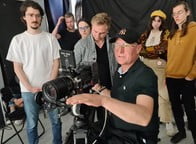 Warsztaty doszkalające ze sztuki operatorskiej dla naszych studentów i słuchaczy z Dariuszem Jadachem &bull; fot. Jakub Półtorak