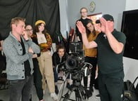 Warsztaty doszkalające ze sztuki operatorskiej dla naszych studentów i słuchaczy z Dariuszem Jadachem &bull; fot. Jakub Półtorak