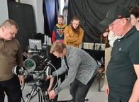 Warsztaty doszkalające ze sztuki operatorskiej dla naszych studentów i słuchaczy z Dariuszem Jadachem &bull; fot. Jakub Półtorak