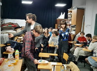 Wigilijne spotkane studentów WSR; fot. Grzegorz Rusinek