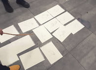 Warsztaty rysunkowe z rysowania postaci ludzkich prowadzone przez Marię Orzewską - IV 2025 r.; fot. Grzegorz Rusinek