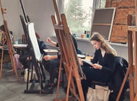 Warsztaty malarskie WSR - V 2025 r.; fot. Grzegorz Rusinek