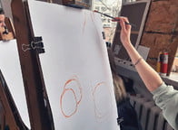 Warsztaty malarskie WSR - V 2025 r.; fot. Grzegorz Rusinek