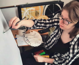 Warsztaty malarskie WSR - V 2025 r.; fot. Grzegorz Rusinek