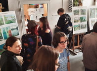 Pokaz prac plenerowych WSR z Sopotu i Warszawy 2025 - fot. Grzegorz Rusinek