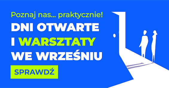 Warsztatowy wrzesień 2025 r. w WSR/WSBMiR - Dni otwarte i otwarte warsztaty - poznaj nas praktycznie!